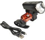 Fischer Fahrrad Beleuchtungs-Set 30/15 Lux Front- und Rückleuchte IP44 85344