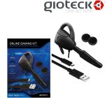 Gioteck Online Gaming Kit für PS4 Wired Headset mit Ladekabel, Griffe Kopfhörer [B-WARE]