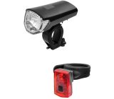 Fischer Fahrrad Beleuchtungs-Set 30/15 Lux Front- und Rückleuchte IP44 85344