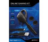 Gioteck Online Gaming Kit für PS4 Wired Headset mit Ladekabel, Griffe Kopfhörer [B-WARE]