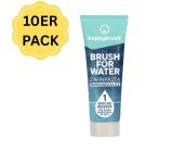 happybrush Zahnpasta Brush4Water Vegan Rundumschutz Zahncreme 75ml [10ER PACK]