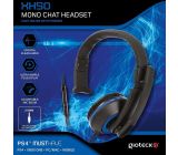 Gioteck XH50 Universell Mono Wired Headset Kabelgebunden Kopfhörer Blau [B-WARE]