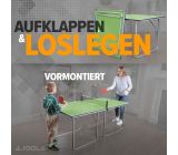JOOLA TISCHTENNISPLATTE MIT NETZ & ITTF MATCH TISCHTENNISSCHLÄGER & 12ER TISCHTENNISBÄLLE