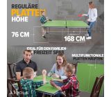 JOOLA TISCHTENNISPLATTE MIT NETZ & ITTF MATCH TISCHTENNISSCHLÄGER & 12ER TISCHTENNISBÄLLE