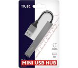 Trust Halyx Mini USB 2.0 Hub 4 Ports Plug and Play USB Datenhub [2er]