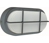 as-Schwabe LED Wandleuchte Oval 7W 680lm Außenleuchte IP65 Kellerlampe 4000K
