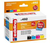 Edding EDD-492 Druckerpatrone Kombi-Pack für Epson 27XL, T2711, T2712, T2713, T2714