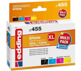 Edding EDD-455 Druckerpatrone Multipack für Epson 26XL T1631, T2632, T2633, T2634