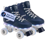 HUDORA LED Roller Skates Rollschuhe Leucht Kinderrollschuhe für Jungen/Mädchen
