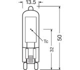 OSRAM LED Base PIN Sockel G9 Stiftsockellampe Warmweiß 20W Klar [2er]