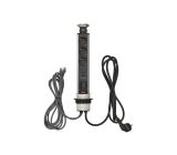 Brennenstuhl Tower Power 3 fach Tischsteckdose Einbausteckdose 2m