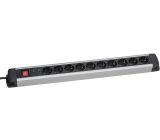 as-Schwabe® Schuko 10 fach Steckdosenleiste mit Schalter 