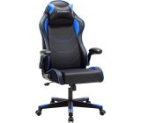 Songmics® Gaming Stuhl Racing Bürostuhl Schreibtischstuhl Schwarz-Blau