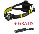 LED LENSER 2in1 Set | IH7R Akku Stirnlampe LUX + K1 Mini Taschenlampe