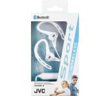 JVC Sport Kopfhörer Bluetooth In-Ear Kabellos Headset mit Mikrofon Weiß