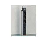 Brennenstuhl Tower Power 3 fach Tischsteckdose Einbausteckdose 2m