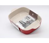 Staub Auflaufform 34 x 26cm 3,5 Liter Rot Taupe Keramik