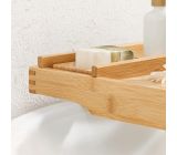 SONGMICS® Ausziehbare Badewannenablage Badewannenbrett Ablagen 