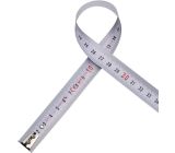 STABILA Taschenbandmaß BM20 5m Stahlband mit cm/mm-Teilung ohne LOGO [2er Pack]