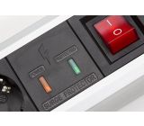 as-Schwabe® Schuko 10 fach Steckdosenleiste mit Schalter 