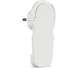 REV Schukostecker Weiß Schutzkontakt Winkelstecker Flachstecker mit Bügel
