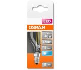 OSRAM Filament LED Lampe mit E14 Sockel Tropfenform Kaltweiß  40-W-Glühbirne
