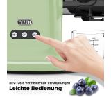 Fezen Elektrische Entsafter Slow Juicer Saftpresse Obst & Gemüse Grün [B-WARE]