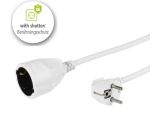 Vivanco Verlängerungskabel Stromkabel Stecker 3m Verlängerung Kabel