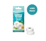Zahnseide Happybrush 10ER SuperClean Refill 35 Meter Rollen Minzgeschmack