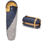 NOMAD Schlafsack Outdoor XXL Mumie Freizeit Blau-Orange