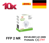 10x FFP2 Maske 5-lagig zertifiziert Atemschutz Masken