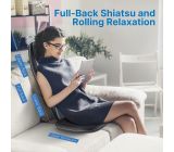 RENPHO Massagesitzauflage Wärmefunktion Rückenmassagegerät S-Form mit Vibration 