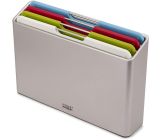 Joseph Joseph 60187 Folio 4-teiliges Set Schneidebretter mit Aufsteller