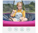 Songmics Trampolin Randabdeckung Ø 244cm Trampolinmatte Pink