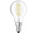 OSRAM Filament LED Lampe mit E14 Sockel Tropfenform Kaltweiß  40-W-Glühbirne