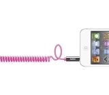 Belkin AUX Audio Spiralkabel 3,5mm Klinkenstecker Stereo 1,8m