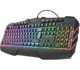 Trust GXT 881 Odyss Gaming Halbmechanische LED Tastatur DE Layout