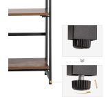 VASAGLE Standregal Bücherregal Regal Wandregal Klappregal Holz 4 Ebene 
