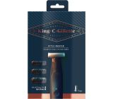 King C. Gillette Style Master Bart Trimmer mit 1 4D-Klinge 3 Kammaufsätze 