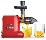 FEZEN Entsafter Slow Juicer 400W Gemüse Saftpresse Rot [B-WARE]