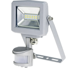 as-Schwabe SLIMLINE LED Strahler mit Bewegungsmelder 10W Arbeitsleuchte 4000K