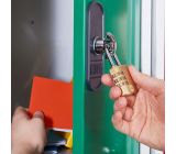 Yale® 22 mm Standard Messing-Kombinationshangschloss Zahlenvorhangschloss 