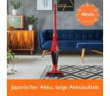 Orfeld Akku Staubsauger Bodenreiniger Handstaubsauger Kabellos Rot 4 in 1 