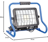 as-Schwabe SLIMLINE LED Baustrahler 80W 6800lm Arbeitsleuchte Flutlicht 46428