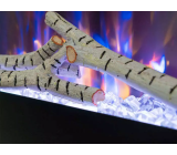 Napoleon Premium Fire Alure Vertical 32+38 Birchwood Elektrokamin Deko kaminholz
