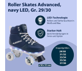 HUDORA LED Roller Skates Rollschuhe Leucht Kinderrollschuhe für Jungen/Mädchen
