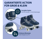HUDORA LED Roller Skates Rollschuhe Leucht Kinderrollschuhe für Jungen/Mädchen