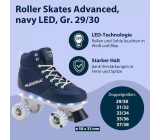 HUDORA LED Roller Skates Rollschuhe Leucht Kinderrollschuhe für Jungen/Mädchen 29/30