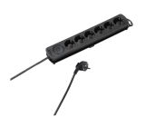 Vivanco Steckdosenleiste 6-fach Schwarz Steckdosenleiste 1,4 m