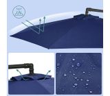 Songmics Sonnenschirm Gartenschirm Ampelschirm mit Ständer 300 cm
